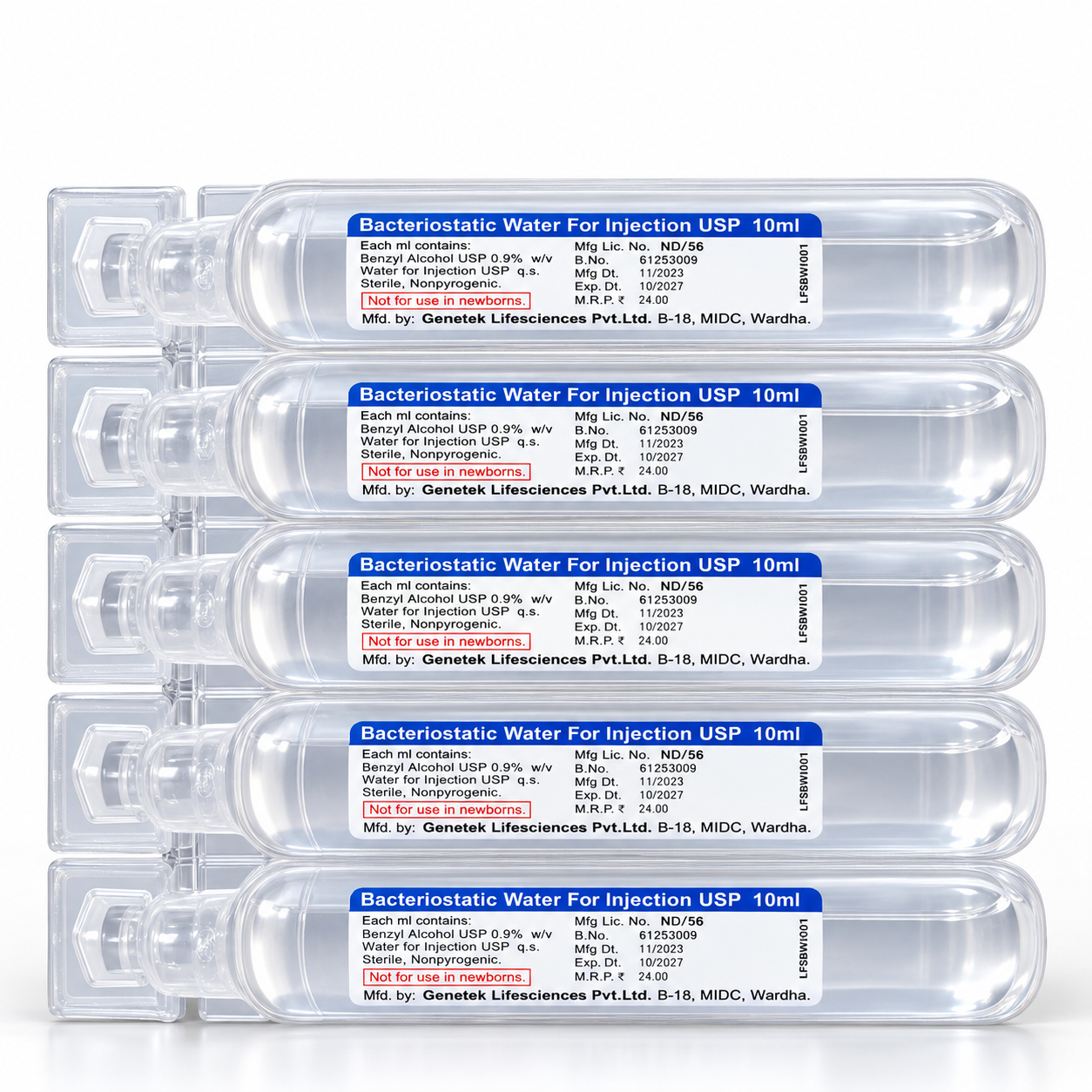 Bacteriostatic Water 10mL